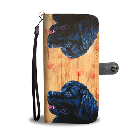 Amazing Newfoundland Dog Print Wallet Case-Free Shipping