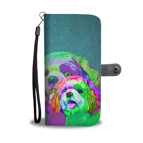 Shih Tzu Dog Art Print Wallet Case-Free Shipping