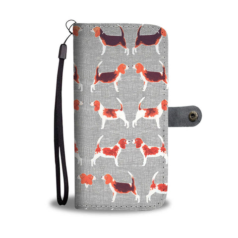 Beagle Patterns Print Wallet Case-Free Shipping