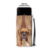 Boxer Dog Print Wallet Case-Free Shipping