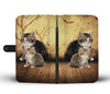 Siberian Cat Print Wallet Case-Free Shipping