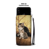 Siberian Cat Print Wallet Case-Free Shipping