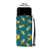 Yellow Fish Print Wallet Case-Free Shipping