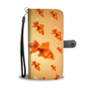 Golden Fish Patterns Print Wallet Case-Free Shipping