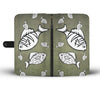 White Fish Print Wallet Case-Free Shipping