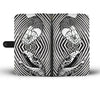 Black & White Snake Print Wallet Case-Free Shipping