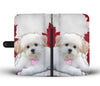 Maltese Puppy Dog Wallet Case- Free Shipping