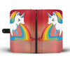 Unicorn Rainbow Print Wallet Case-Free Shipping