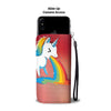 Unicorn Rainbow Print Wallet Case-Free Shipping