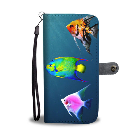 AngelFish Print Wallet Case-Free Shipping