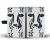 Sketch of Cow Print Wallet Case-Free Shipping