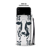 Sketch of Cow Print Wallet Case-Free Shipping