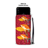 Lovely GoldFish Print Wallet Case-Free Shipping