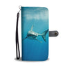 Shark Print Wallet Case- Free Shipping