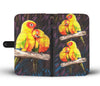 Sun Conure Parrot (The sun Parakeet) Print Wallet Case-Free Shipping