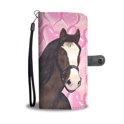 Clydesdale horse Print Wallet Case-Free Shipping