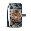 Maine Coon Cat Print Wallet Case-Free Shipping