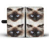 Himalayan Cat Face Print Wallet Case-Free Shipping