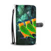 Caique Parrot Print Wallet Case-Free Shipping