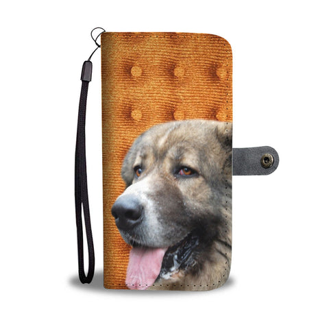 Caucasian Shepherd Dog Print Wallet Case-Free Shipping
