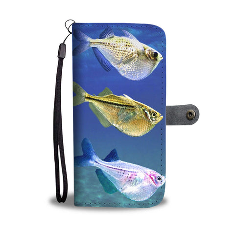 Common HatchetFish (River HatchetFish) Print Wallet Case-Free Shipping