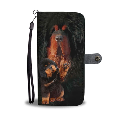 Tibetan Mastiff Dog Print Wallet Case-Free Shipping