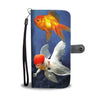 Oranda Fish Print Wallet Case-Free Shipping