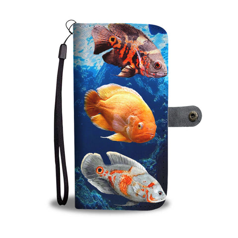 Oscar Fish Print Wallet Case-Free Shipping