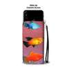 Platy Fish Print Wallet Case-Free Shipping