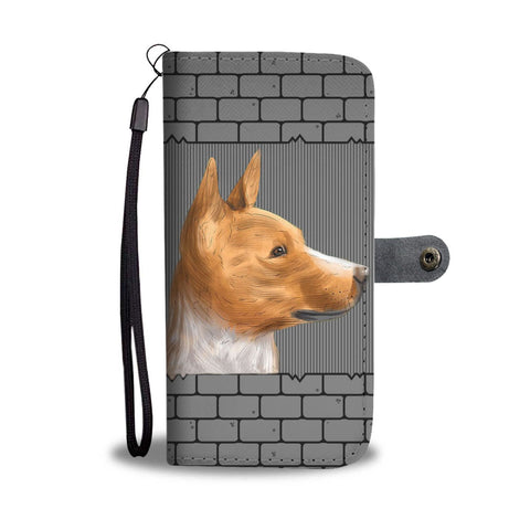 Cute Basenji Printed on wall Wallet Case-Free Shipping