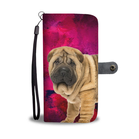 Chinese Shar-Pei Dog Wallet Case- Free Shipping