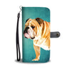 Amazing Two Bulldog Print Wallet Case-Free Shipping