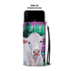 Charolais Cattle (Cow) Print Wallet Case-Free Shipping