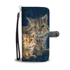 Lovely Selkirk Rex Cat Print Wallet Case-Free Shipping