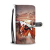 Texas Longhorn Cattle (Cow) Print Wallet Case-Free Shipping