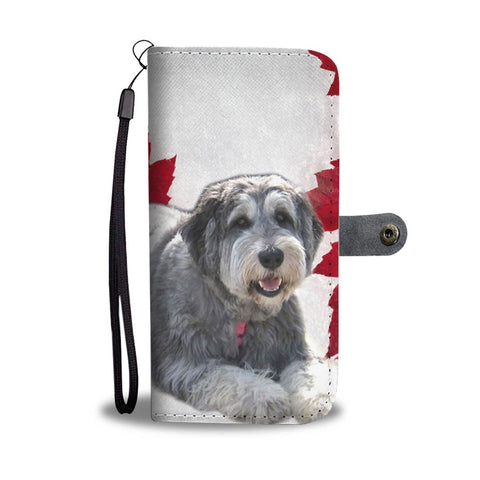 Polish Lowland Sheepdog Print Wallet Case- Free Shipping
