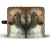 Hand Crafted Afghan Hound Dog Print Wallet Case-Free Shipping