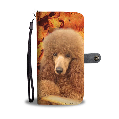 Poodle Print Wallet Case- Free Shipping