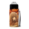 Poodle Print Wallet Case- Free Shipping