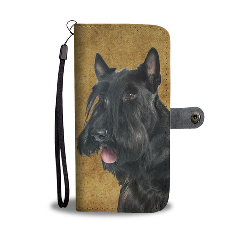 Scottish Terrier Print Wallet Case-Free Shipping