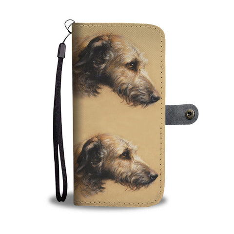 Amazing Irish Wolfhound Dog Print Wallet Case-Free Shipping