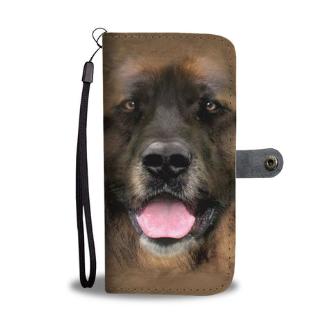 Leonberger Dog Print Wallet Case-Free Shipping