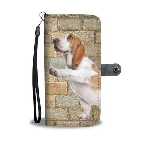 Basset Hound Print Wallet Case- Free Shipping