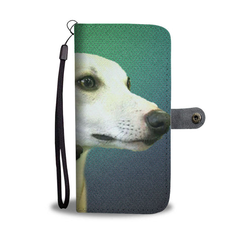Amazing Whippet Dog Print Wallet Case-Free Shipping