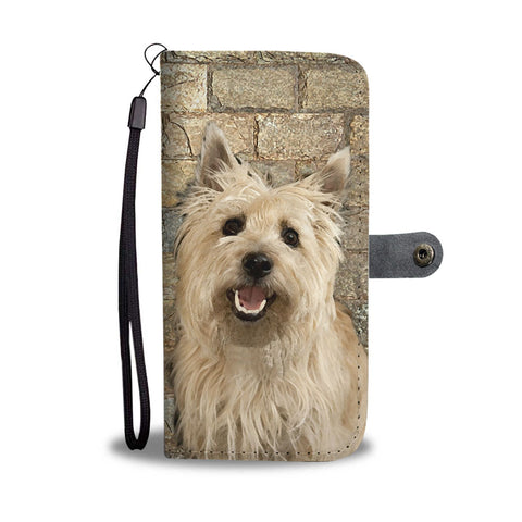 Cute Cairn Terrier Print Wallet Case- Free Shipping