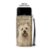 Cute Cairn Terrier Print Wallet Case- Free Shipping