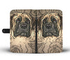 English Mastiff Dog Print Wallet Case-Free Shipping