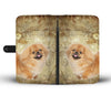 Cute Pekingese Dog Print Wallet Case- Free Shipping