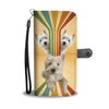 Cute West Highland White Terrier ( Westie ) Dog Print Wallet Case-Free Shipping