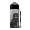 Flat Coated Retriever Print Wallet Case- Free Shipping